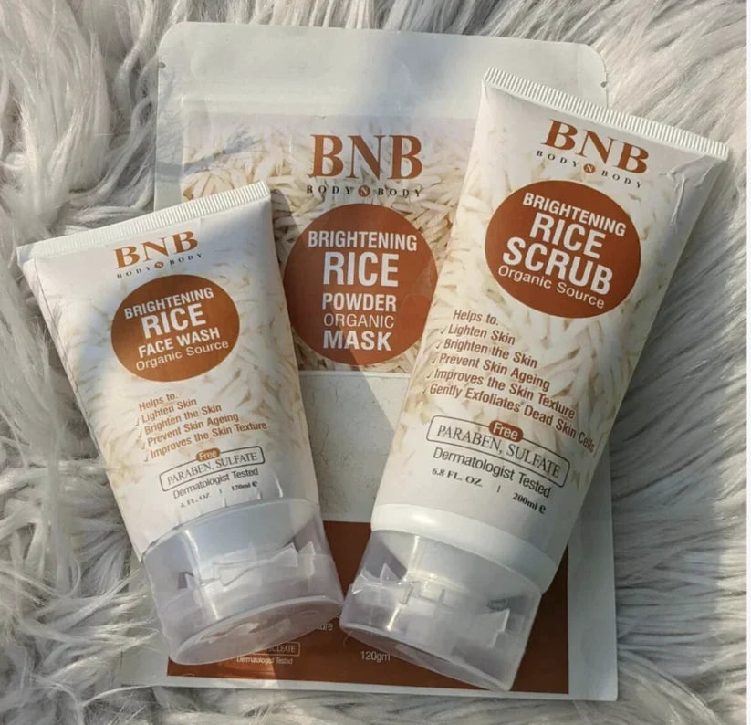 BNB Rice Brightening Glow Kit