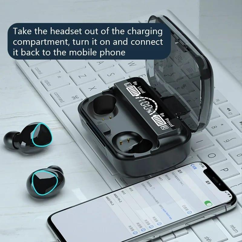 M10 WIRELESS BLUE TOOTH EARBUDS