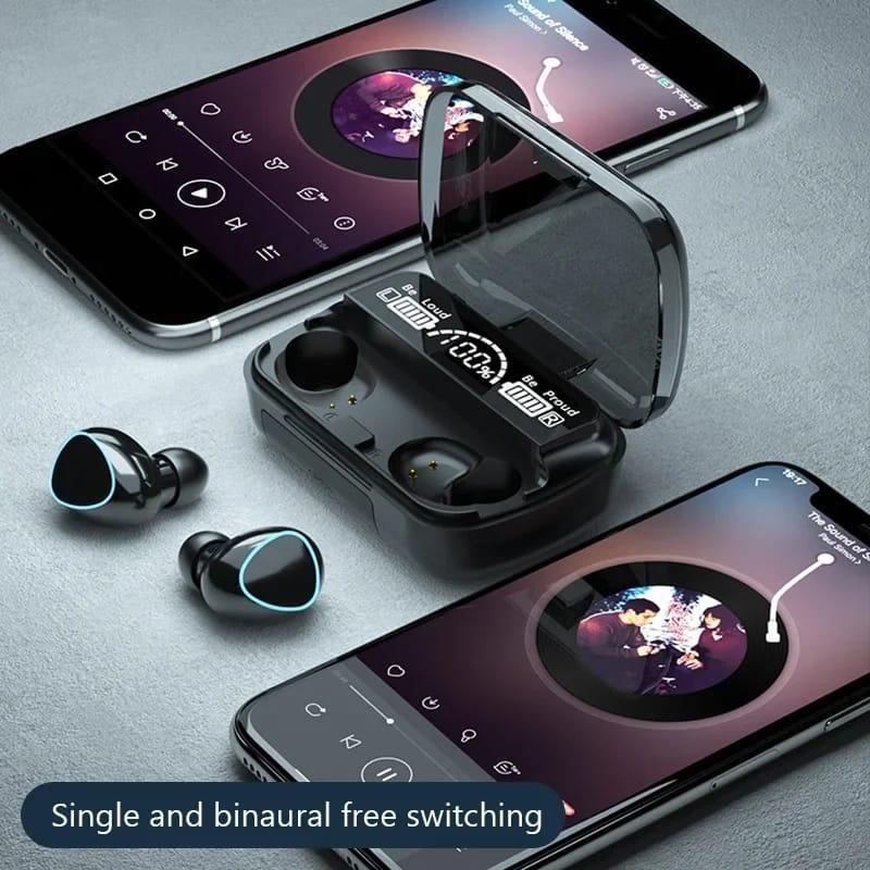 M10 WIRELESS BLUE TOOTH EARBUDS